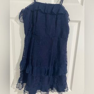 Navy mini dress